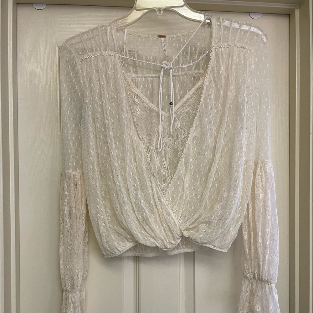 Free People “Fly Away” Lacey Top